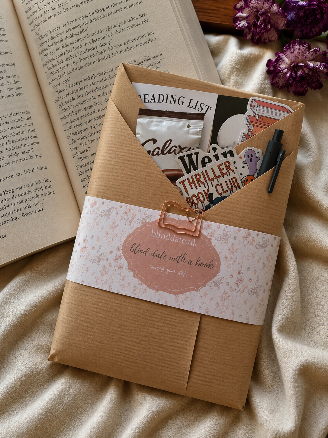 Blind Date With a Thriller/Crime Book Gift | Mystery Book Bundle for Readers